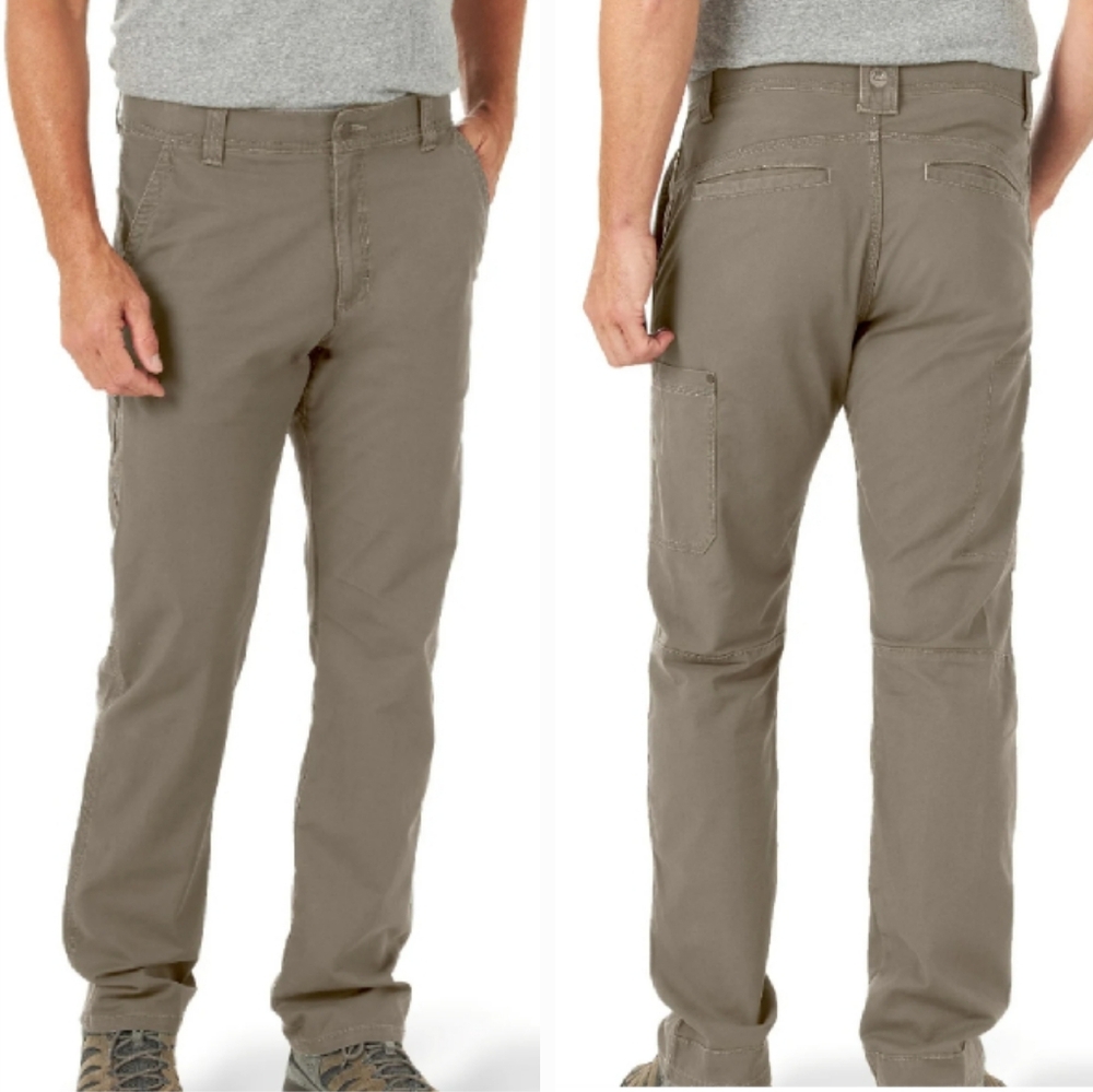 Wrangler Outdoor Frontier Utility Pants Men's 44 x 30 Green Straight Fit New
